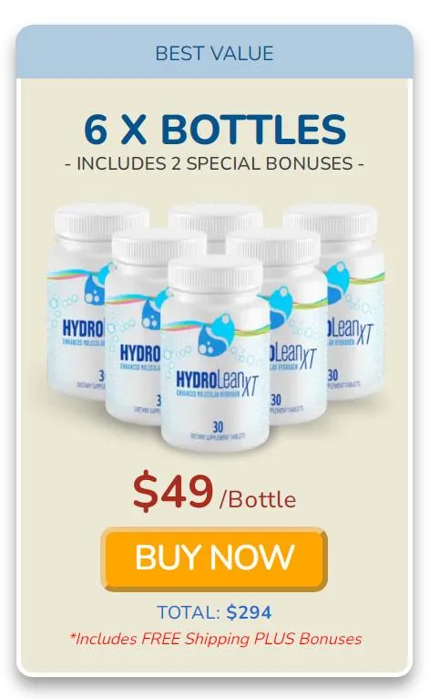 Order HydroLean XT 6 bottles